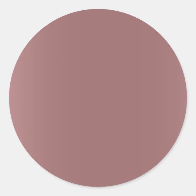 Sticker Rond Faux Rose Gold Blank Modèle (Devant)