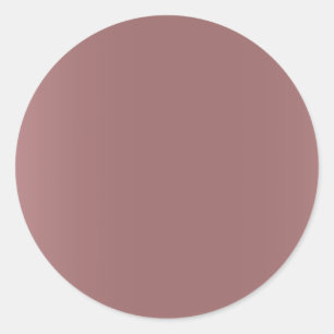Sticker Rond Faux Rose Gold Blank Modèle