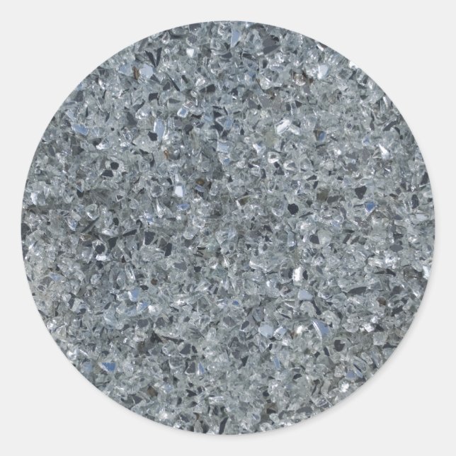 Sticker Rond Faux Sparkle (Devant)