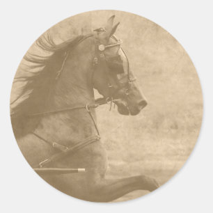 Sticker Rond Faux Vintage Hackney