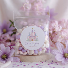 Faveur de fête d'anniversaire de princesse Château
