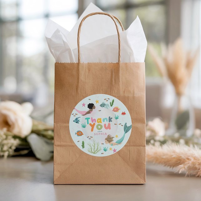 Sticker Rond Faveur de naissance fantaisiste pour filles Two th (Créateur téléchargé)