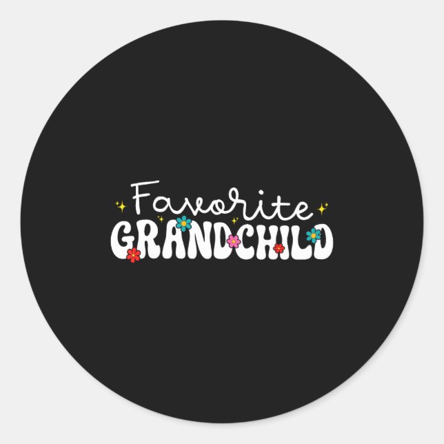 Sticker Rond Favorite Granhild  (Devant)