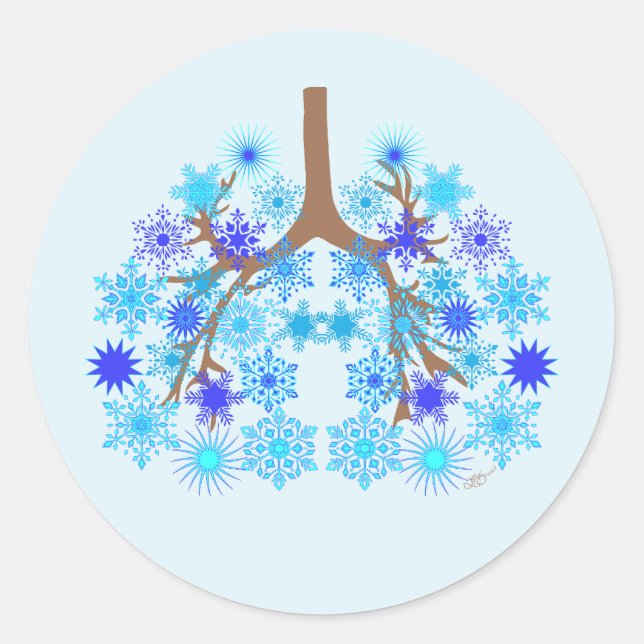 Sticker Rond FC hiver (Devant)