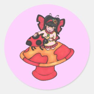 Sticker Rond Fée de Ladbug