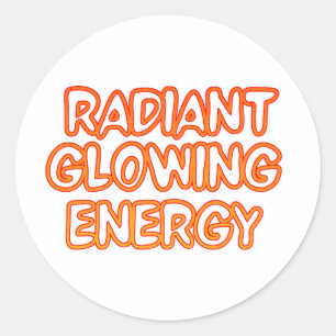 Sticker Rond Feel the Glow