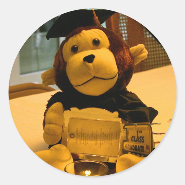 Sticker Rond Félicitations, Grad ! (Devant)