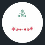 Sticker Rond Feliz Navidad Christmas Tree Spa mexicain<br><div class="desc">Feliz Navidad Christmas Tree Spa mexicain</div>