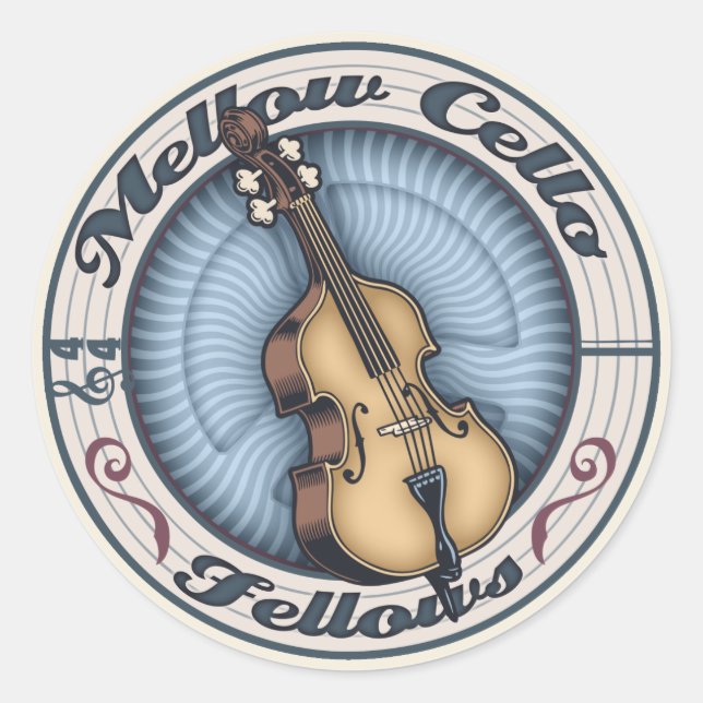 Sticker Rond Fellows Cello (Devant)