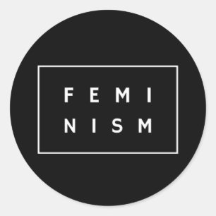 Sticker Rond Feminisme, féministe, cadeau féminin