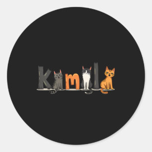 Sticker Rond Feministe De Kamala Harris 2024