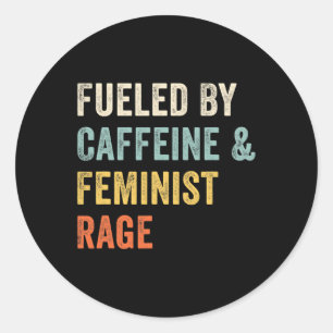 Sticker Rond Feministe Pro Choice