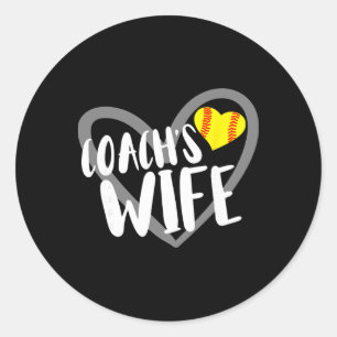 Sticker Rond Femme du coach Softll