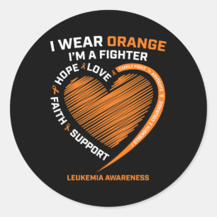 Sticker Rond Femme Hommes Enfants Cadeau De Combat Je Porte Une