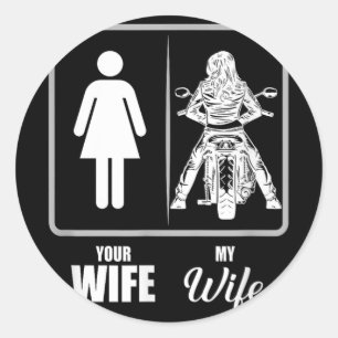 Sticker Rond Femme vintage Valentine - Uni Adultes, Noir,