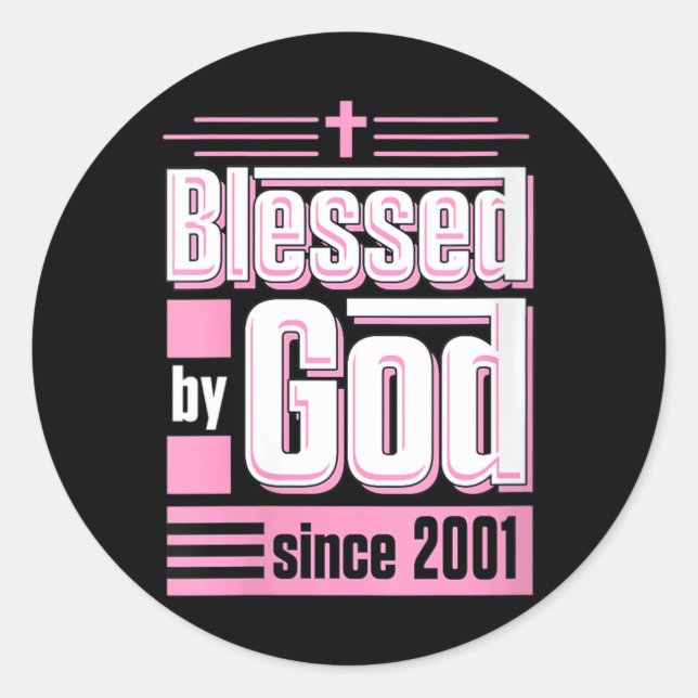 Sticker Rond Femmes Bienheureuses3 (Devant)