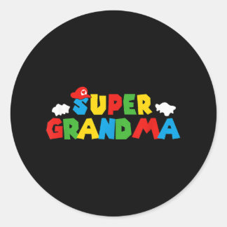 Sticker Rond Femmes Deux mères de 2 garçons Fête des mères65