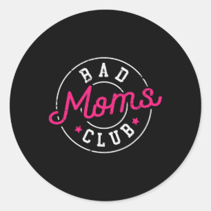Sticker Rond Femmes fortes Emwered Bousculent Patron Mère Épous