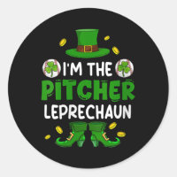 Femmes Im Pitcher Baseball St. Patricks Day Boy Sh