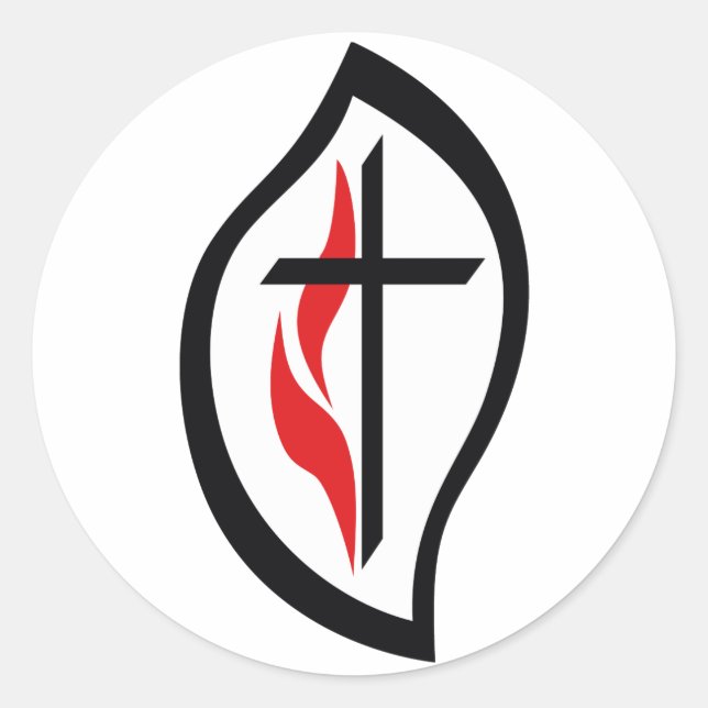 Sticker Rond Femmes méthodistes unies (Devant)