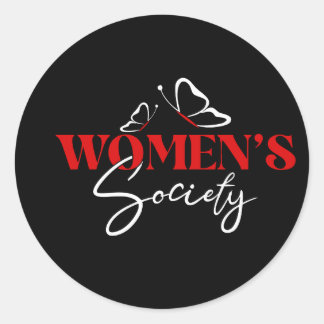 Sticker Rond femmes-s-société-femmes-s-jour