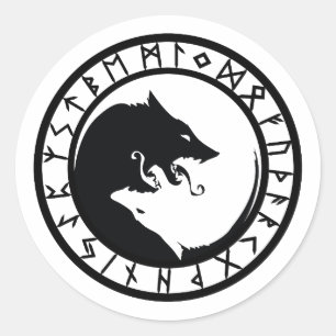 Sticker Rond Femrir - Rune Circle