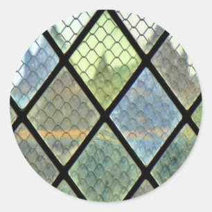 Sticker Rond Fenêtre