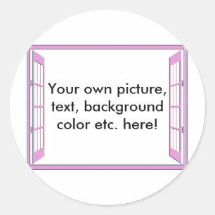 Sticker Rond Fenêtre d'opportunité