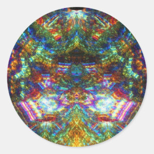 Sticker Rond Fenêtre en verre teinté