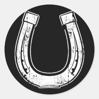 Sticker Rond fer à cheval