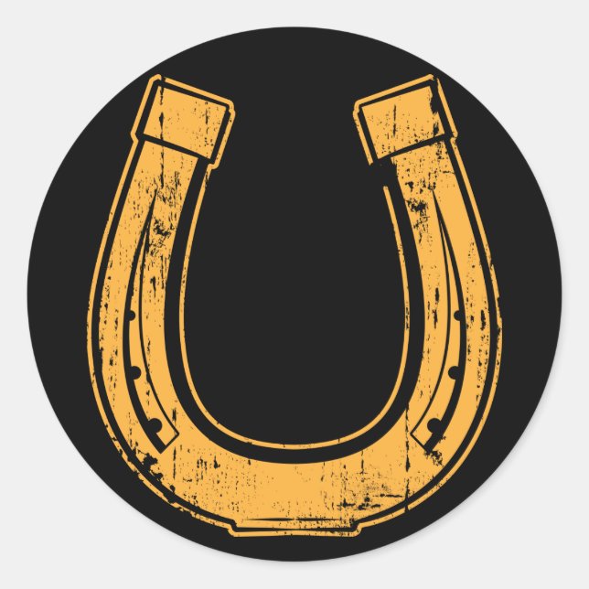 Sticker Rond fer à cheval2 (Devant)