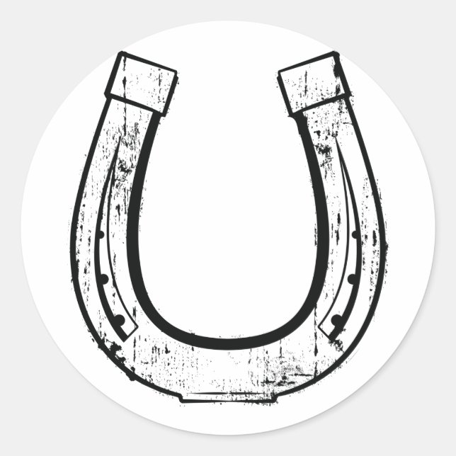 Sticker Rond fer à cheval3 (Devant)