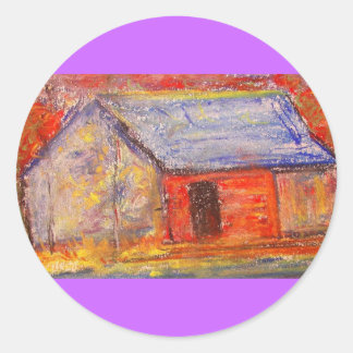 Sticker Rond ferme