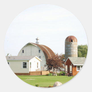 Sticker Rond Ferme d'Amish