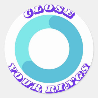 Sticker Rond Fermer l'étiquette