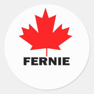 Sticker Rond Fernie (Colombie-Britannique)