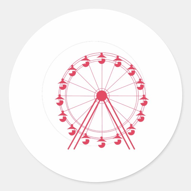 Sticker Rond Ferris Wheel (Devant)