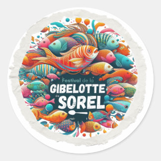 Sticker Rond Festival de la gibelotte de Sorel