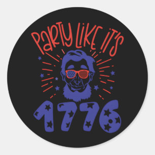 Sticker Rond Fête comme c'est 1779 Treding