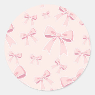 Sticker Rond Fête d'anniversaire de cottage coquette avec des n