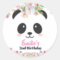 Fête d'anniversaire de Cute Panda