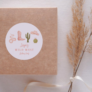 Sticker Rond Fête d'anniversaire Fête Fête Fête Fête Fête Fille