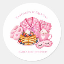 Fête d'anniversaire fille Pancakes et Pyjamas