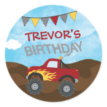 Fête d'anniversaire personnalisée du camion de Mon