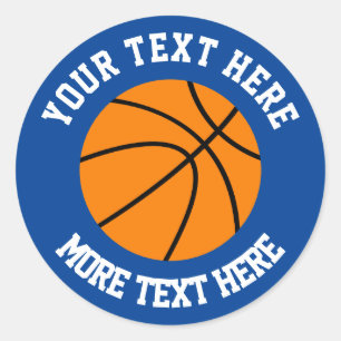 Sticker Rond Fête d'anniversaire personnalisée pour enfant en f