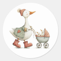Fête de bébé de la deuxième oie sotte