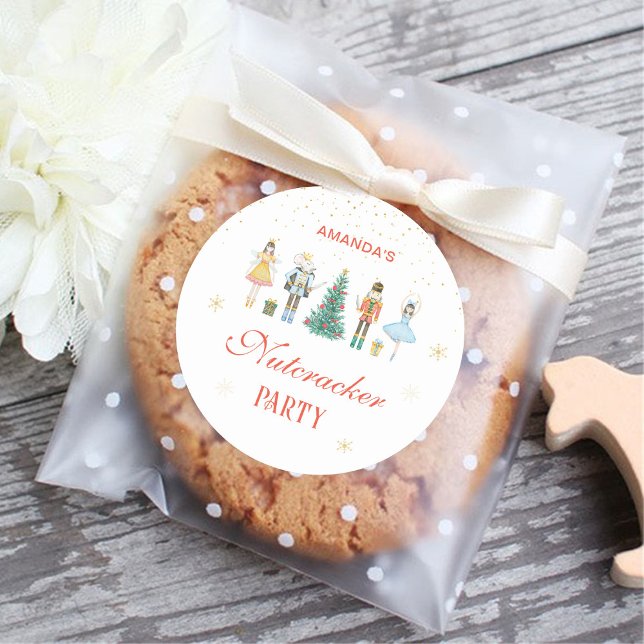 Sticker Rond Fête de Casse-Noisette (Créateur téléchargé)