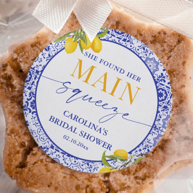 Sticker Rond Fête de Mariage Italienne Pruneau de Citron (Créateur téléchargé)