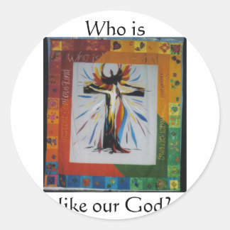 Sticker Rond Fête de Pâques