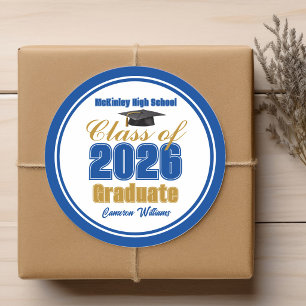 Sticker Rond Fête de remise des diplômes de la promotion 2026 e